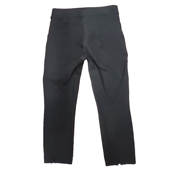 Spanx Black Skinny Leg Ponte Knit Cropped Pants 29.5" Waist Petite Women's MP - Picture 6 of 12